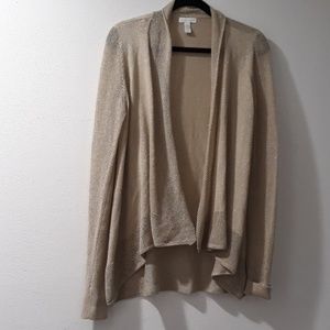 Shimmery Gold Charter Club Cardigan